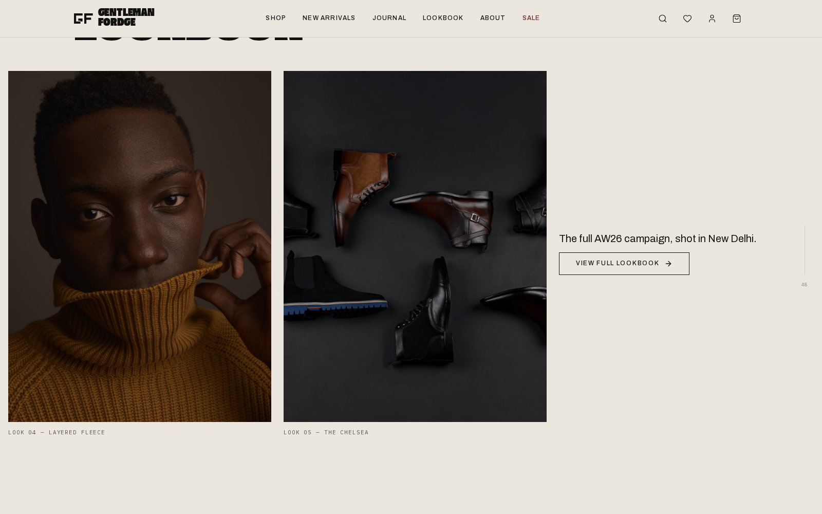 Gentleman Fordge website preview