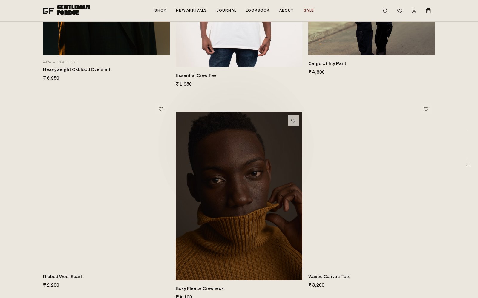 Gentleman Fordge website preview